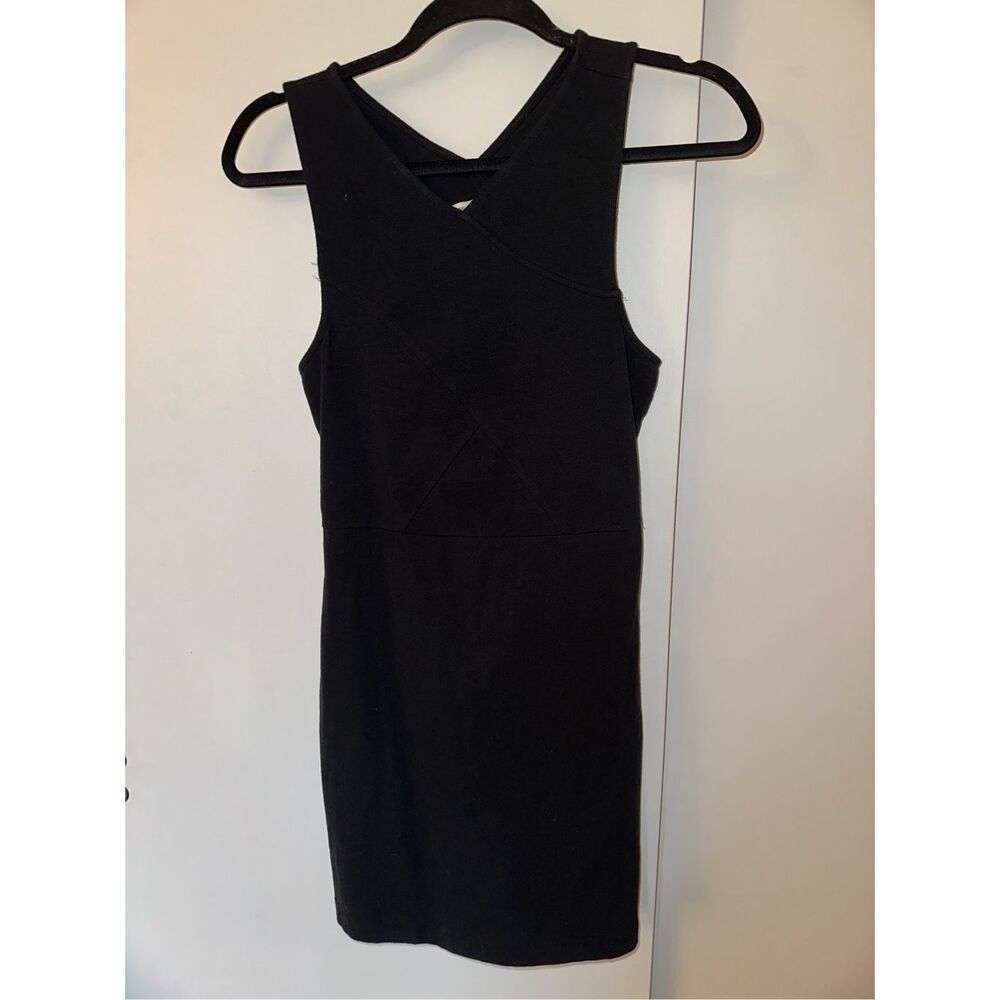 American Eagle Women’s Tank Dress Open Back Solid Black Small NWT